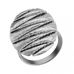 Кольцо из серебра | Материал:Серебро Цвет:Комбинированный Проба:925 Для женщин Вставки:Без вставок Примерный вес (г):4.67