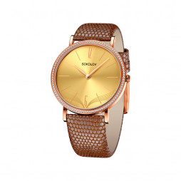 Женские золотые часы |	 Материал:Золото Для женщин Вставки:Без вставок 