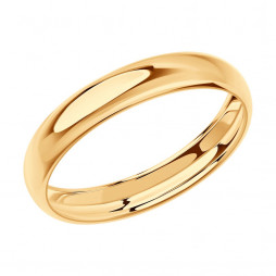 Обручальное кольцо из золота |	 Материал:Золото Цвет:Красный Проба:585 Для женщин Вставки:Без вставок Примерный вес (г):1.32 Тематика:Обручальное