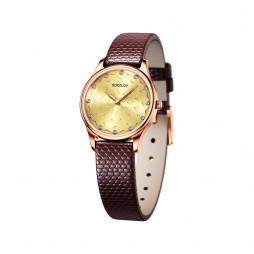 Женские золотые часы | Материал:Золото Для женщин Вставки:Без вставок Коллекция:Ideal