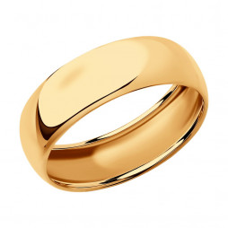 Обручальное кольцо из золота |	 Материал:Золото Цвет:Красный Проба:585 Для женщин Вставки:Без вставок Примерный вес (г):2.5 Тематика:Обручальное