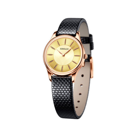 Женские золотые часы | Материал:Золото Для кого:Для женщин Вставки:Без вставок Коллекция:Ideal