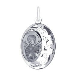 Серебряная иконка «Икона Божьей Матери Семистрельная» |	 Материал:Серебро Проба:925 Для женщин Тематика:Образок