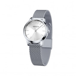 Женские стальные часы |	 Материал:Сталь Для женщин Вставки:Без вставок 