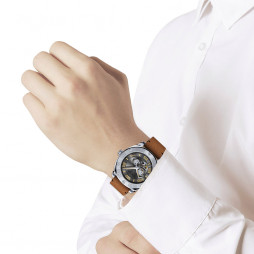 Мужские стальные часы | Материал:Сталь Для мужчин Вставки:Без вставок