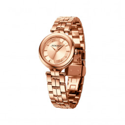 Женские стальные часы | Материал:Сталь Для женщин Вставки:Без вставок 